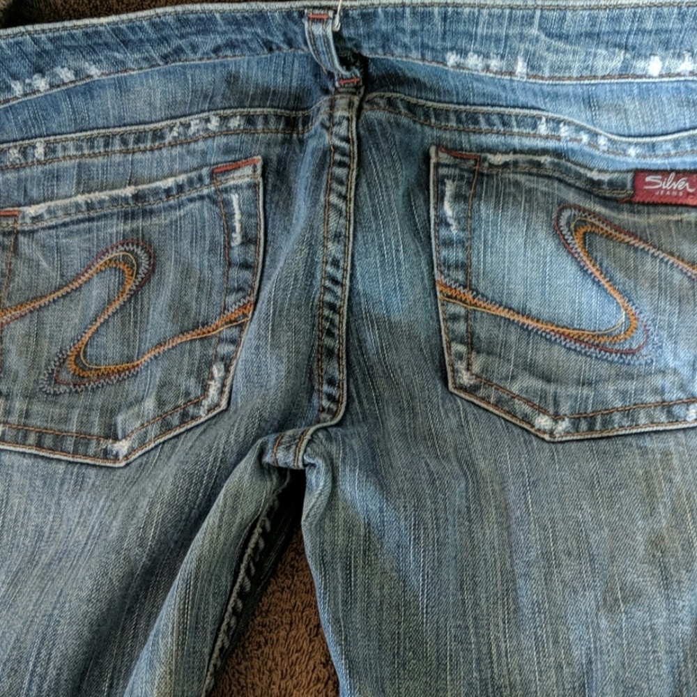 Silver jeans